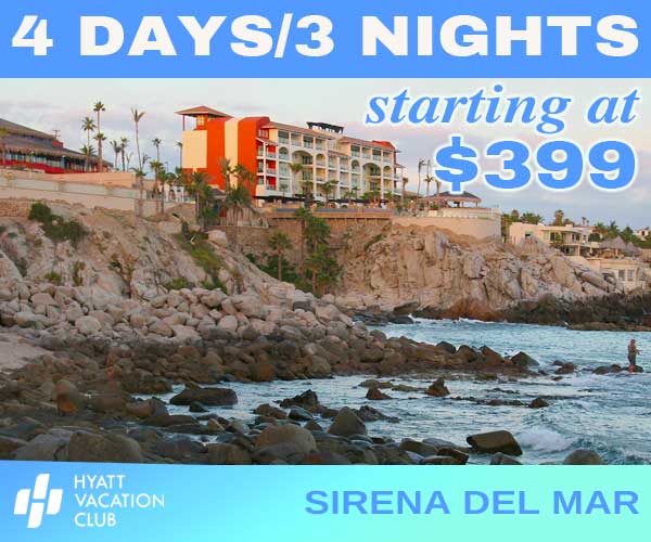 Hyatt Vacation Club at Sirena del Mar promotion.