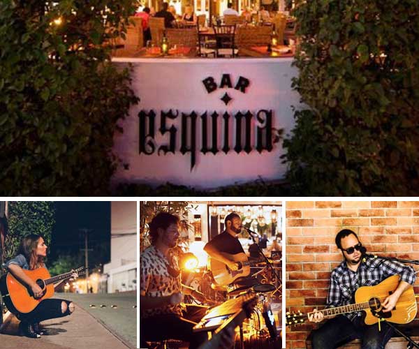 Live music at Bar Esquina Restaurant, Cabo.