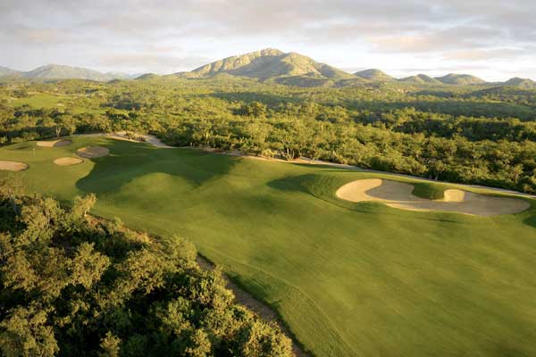 Hole 11 at Cabo Real golf course in the Cabo tourist corridor.