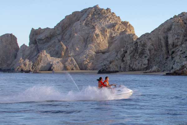 Jetski's and other water sport activities in Cabo San Lucas.