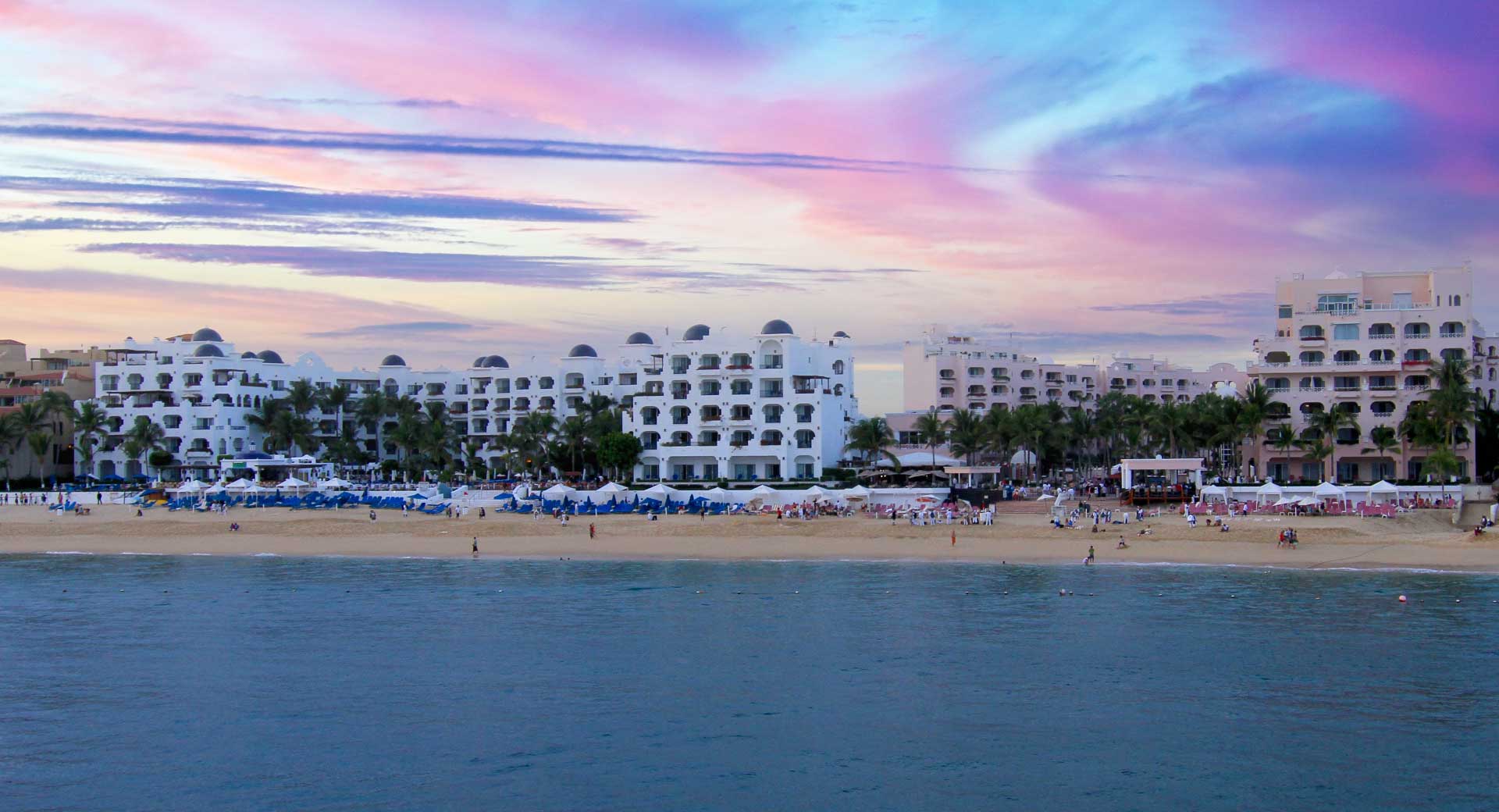 Medano Beach Cabo from the water