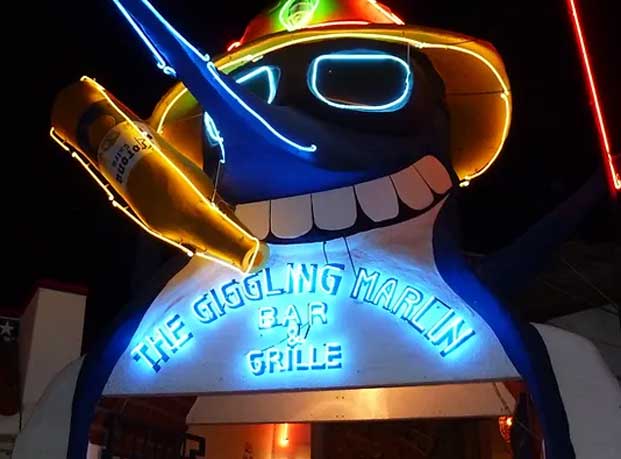 The Giggling Marlin Bar & Grille in Cabo San Lucas.