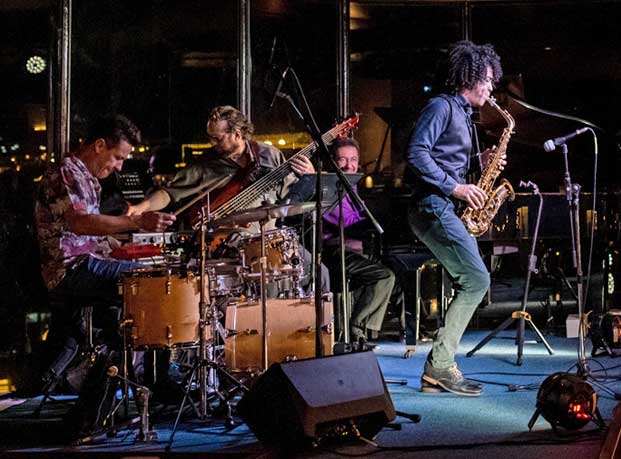 Nightly live jazz at Jazz on the Rocks, Sunset Mona Lisa, Cabo San lucas